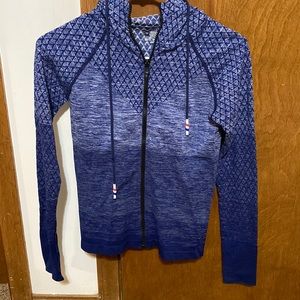 Blue athletic jacket